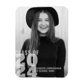 20XXクラス |写真卒業のお知らせ マグネット (縦)