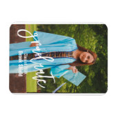 20xxクラス |卒業パーソナライズされた写真 マグネット (横)