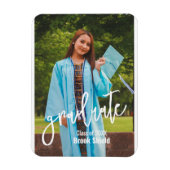 20xxクラス |卒業パーソナライズされた写真 マグネット (縦)