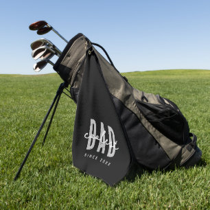 20XXクールパパ以モダン降のシンプル名門私立校風の ゴルフタオル