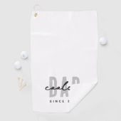 20XXクールパパ以モダン降のシンプル名門私立校風の ゴルフタオル (インサイチュ)