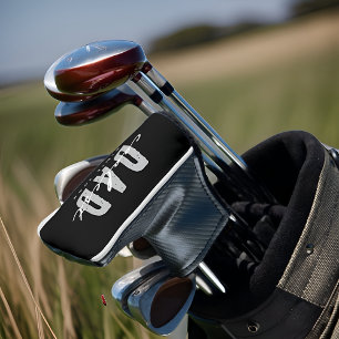 20XXクールパパ以モダン降のシンプル名門私立校風の ゴルフヘッドカバー