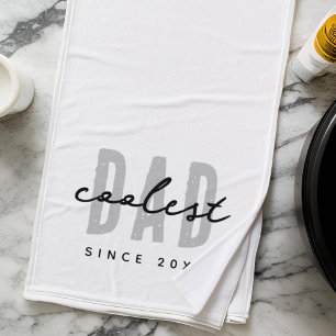 20XXクールパパ以モダン降のシンプル名門私立校風の バスタオル