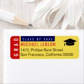 20XXグレードカラー差出人住所ラベル（名前） ラベル (インサイチュ)