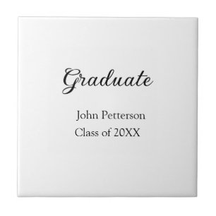 20XXシンプル年ミニマル卒業m タイル