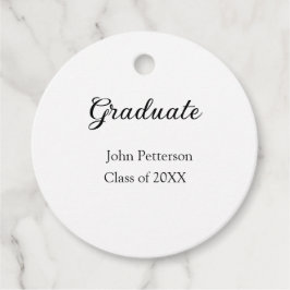 20XXシンプル年ミニマル卒業m フェイバータグ