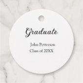 20XXシンプル年ミニマル卒業m フェイバータグ (裏面)