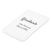 20XXシンプル年ミニマル卒業m マグネット (左側)