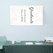 20XXシンプル年ミニマル卒業m 横断幕 (トレードショー)