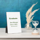 20XXシンプル年20月20日の大学院の追加ネームスクール名クラス フォトプラーク (側面)