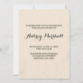 20xxスタイリッシュ級の卒業 招待状 (裏面)