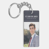 20XXステッチフォト卒業 キーホルダー (正面左)