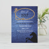 20XXデニム、ロデオスタイル卒業発表 案内状 (スタンド正面)