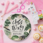 20XXナプキンズの熱帯卒業パーティークラス ペーパープレート (パーティー)