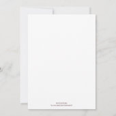 20XXフォトカード卒業発表 招待状 (裏面)