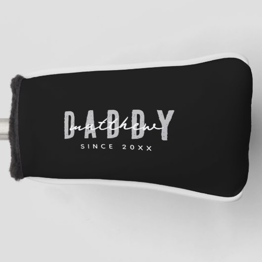 20XXモダンエレガントシンプル年 ゴルフヘッドカバー (正面)