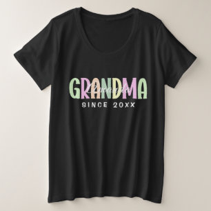 20XXモダンシンプルパーソナライズされた年 プラスサイズTシャツ
