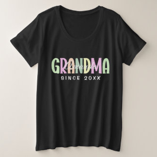20XXモダンシンプルパーソナライズされた年 プラスサイズTシャツ