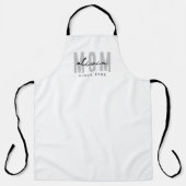 20XXモダンシンプル名門私立校風の エプロン (正面)