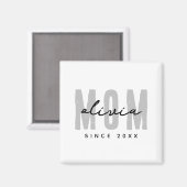 20XXモダンシンプル名門私立校風の マグネット (正面/裏面)