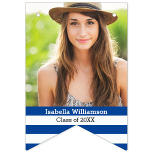 20XXモダン写真の卒業文章クラス バンティングフラッグ