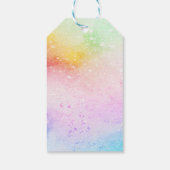 20XXレインボーの卒業クラスアート ギフトタグ (裏面)