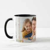 20XX以最高の来の世界のパパ写真モダン マグカップ (左)