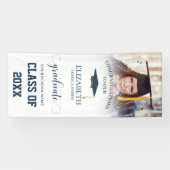 20XX卒業式ドアの写真大学院 横断幕 (横)