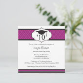 20xx卒業招待状 – パーソナライズ 招待状 (スタンド正面)