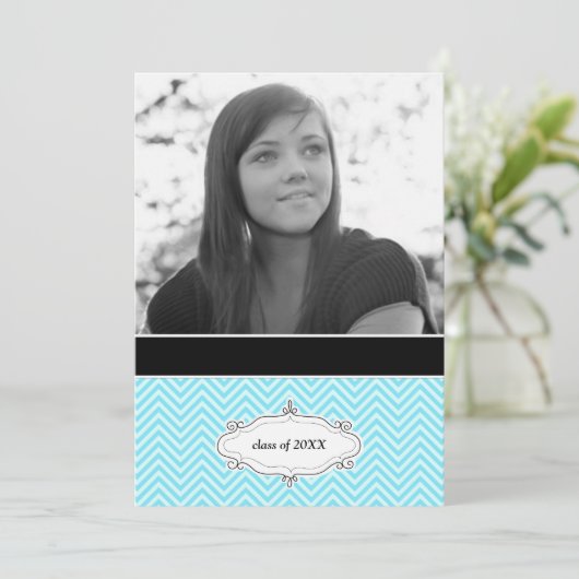 20XX卒業発表{Chevron} 招待状 (スタンド正面)