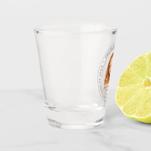 20XX大学院シンプルカスタム写真 ショットグラス (左)