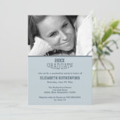 20XX大学院写真カード 招待状 (スタンド正面)