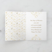 20XX年おめでとうございます&金ゴールドクリスマスキャラクター シーズンカード (内部)