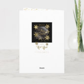 20XX年おめでとうございます&金ゴールドクリスマスキャラクター シーズンカード (裏面)