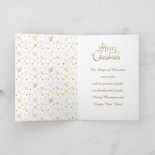 20XX年おめでとうございます&金ゴールドクリスマスキャラクター シーズンカード (内部)