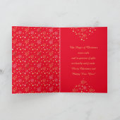 20XX年おめでとうございます&金ゴールドクリスマスキャラクター シーズンカード (内部)