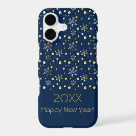 20XX年おめでとう、金ゴールドのクリスマス ケース