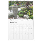 20XX年の人生は美しい公園のカレンダーのよう カレンダー (2月 2026)