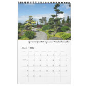 20XX年の人生は美しい公園のカレンダーのよう カレンダー (3月 2026)