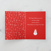 20XX年の新年とクリスマスキャラクター シーズンカード (内部)