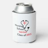 20XX年の看護学校生クラス 缶クーラー (缶裏面)