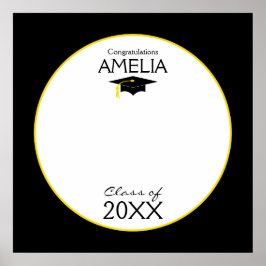 20XX年オートグラフの卒業カスタムクラス ポスター