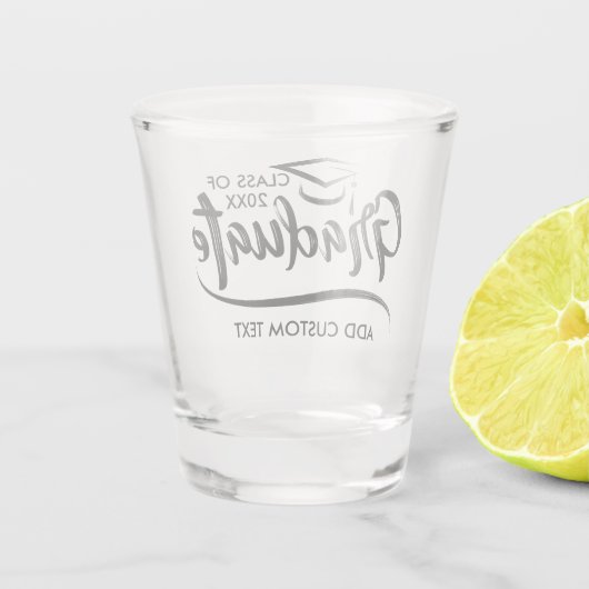 20XX年クラスパーティーギフトカスタム卒業 ショットグラス (裏面)