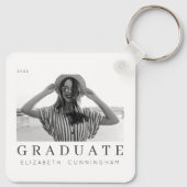 20XX年モダンクールシンプルミニマル写真 キーホルダー (裏面)