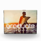 20XX年レトロカッコいいシンプル卒業 フォトブロック (正面)