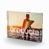 20XX年レトロカッコいいシンプル卒業 フォトブロック (右)