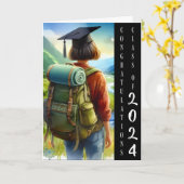 20xx年卒業カードおめでとうございます カード (黄色い花)