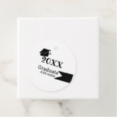 20XX年卒業シンプル帽ミニマルモダン フェイバータグ (インサイチュ)