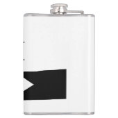 20XX年卒業シンプル帽ミニマルモダン フラスク (裏面)