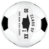 20XX年卒業パーティーのサッカーボールのクラス サッカーボール (回転)